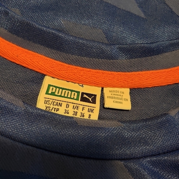 Puma Athlesiure Dress Size XS, Stripes, Colorful, Side Slip Pockets - Picture 9 of 14